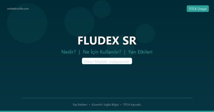 FLUDEX SR nedir ne işe yarar - ilaç bilgisi