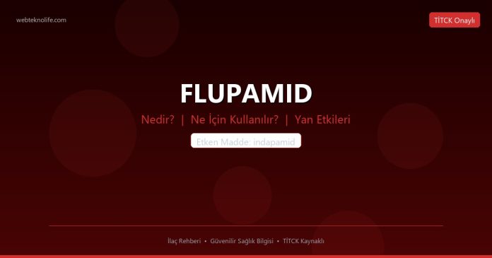 FLUPAMID nedir ne işe yarar - ilaç bilgisi