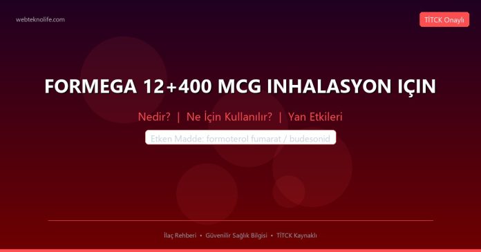 FORMEGA 12+400 MCG INHALASYON IÇIN nedir ne işe yarar - ilaç bilgisi