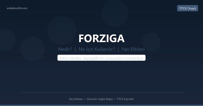 FORZIGA nedir ne işe yarar - ilaç bilgisi