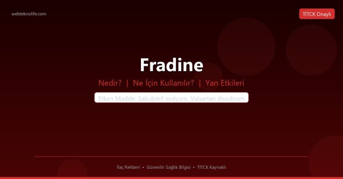Fradine nedir ne işe yarar - ilaç bilgisi