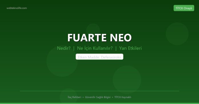 FUARTE NEO nedir ne işe yarar - ilaç bilgisi