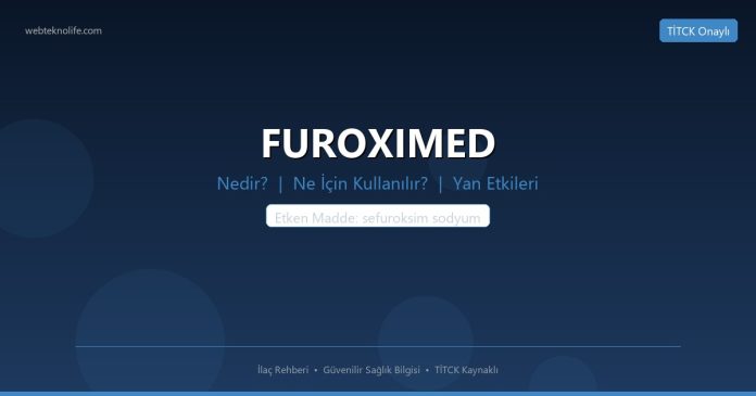 FUROXIMED nedir ne işe yarar - ilaç bilgisi