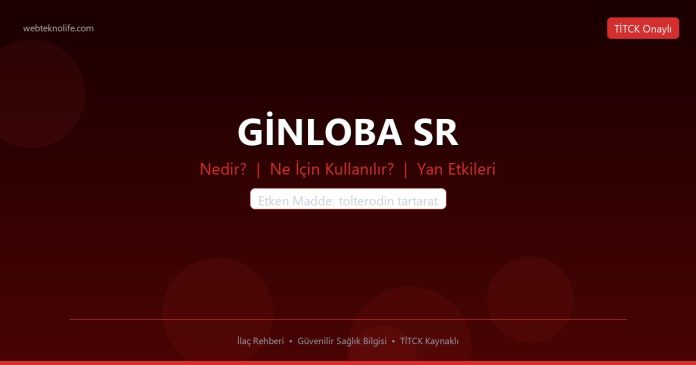 GİNLOBA SR nedir ne işe yarar - ilaç bilgisi
