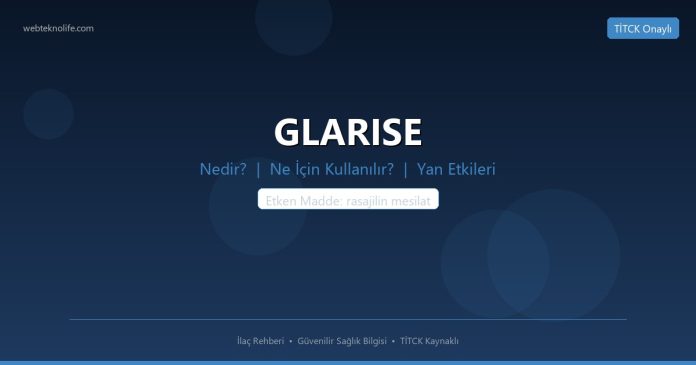 GLARISE nedir ne işe yarar - ilaç bilgisi