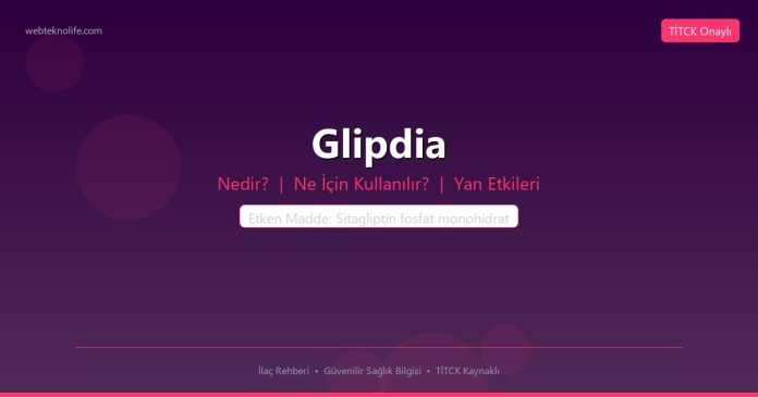 Glipdia nedir ne işe yarar - ilaç bilgisi