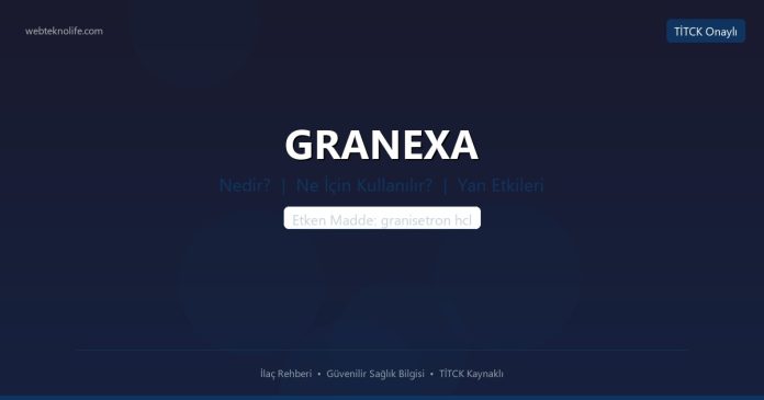 GRANEXA nedir ne işe yarar - ilaç bilgisi