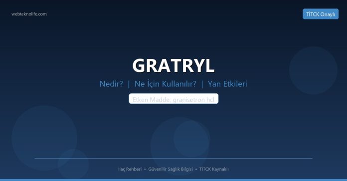 GRATRYL nedir ne işe yarar - ilaç bilgisi