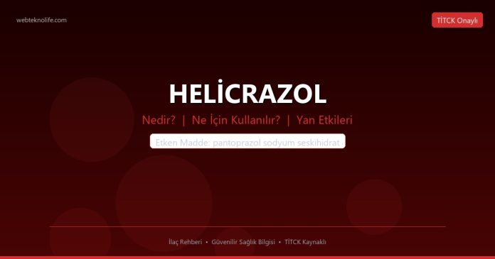 HELİCRAZOL nedir ne işe yarar - ilaç bilgisi