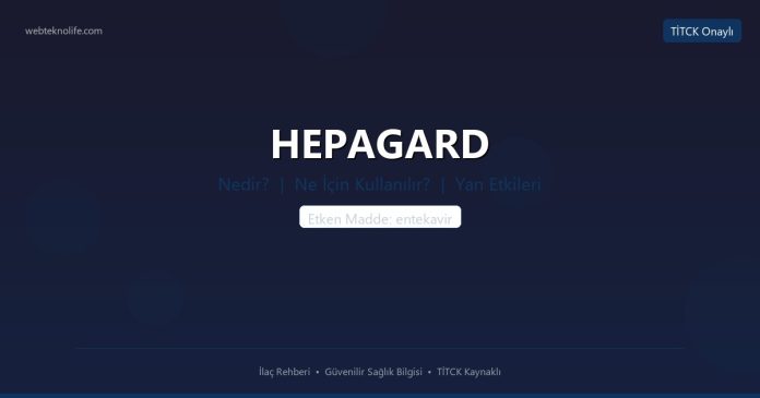 HEPAGARD nedir ne işe yarar - ilaç bilgisi