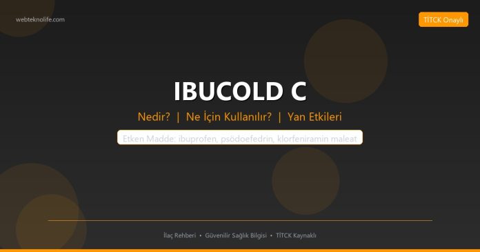 IBUCOLD C nedir ne işe yarar - ilaç bilgisi