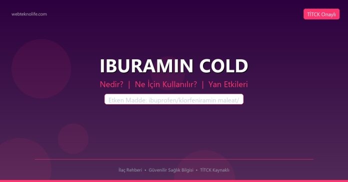 IBURAMIN COLD nedir ne işe yarar - ilaç bilgisi