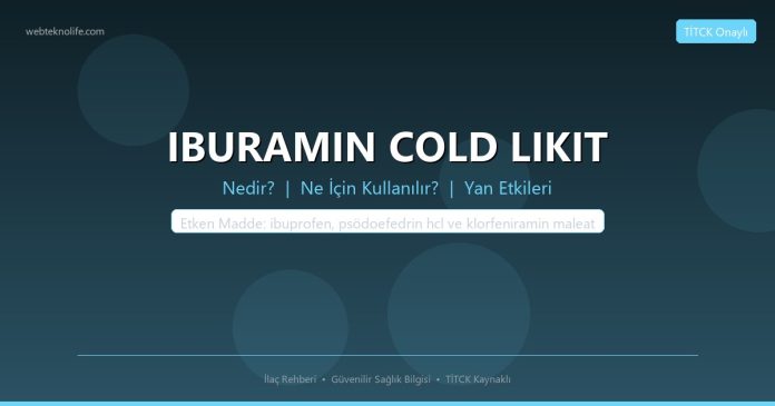 IBURAMIN COLD LIKIT nedir ne işe yarar - ilaç bilgisi