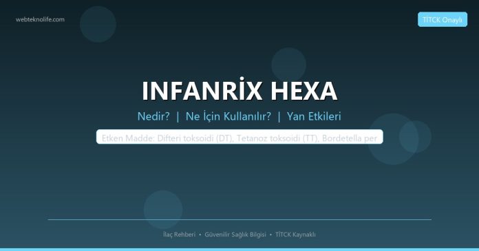 INFANRİX HEXA nedir ne işe yarar - ilaç bilgisi