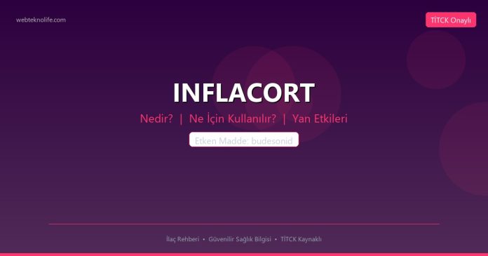 INFLACORT nedir ne işe yarar - ilaç bilgisi