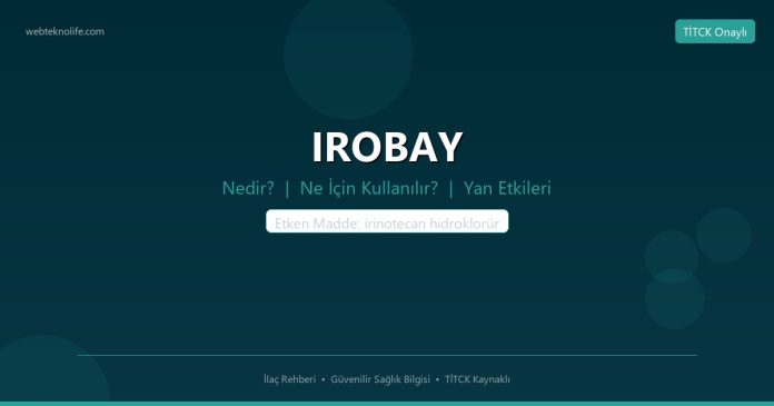 IROBAY nedir ne işe yarar - ilaç bilgisi