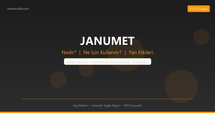 JANUMET nedir ne işe yarar - ilaç bilgisi