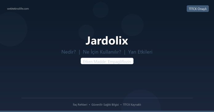 Jardolix nedir ne işe yarar - ilaç bilgisi