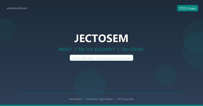 JECTOSEM nedir ne işe yarar - ilaç bilgisi