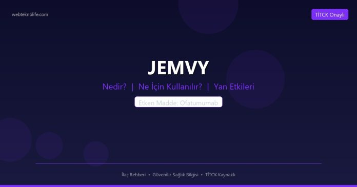 JEMVY nedir ne işe yarar - ilaç bilgisi