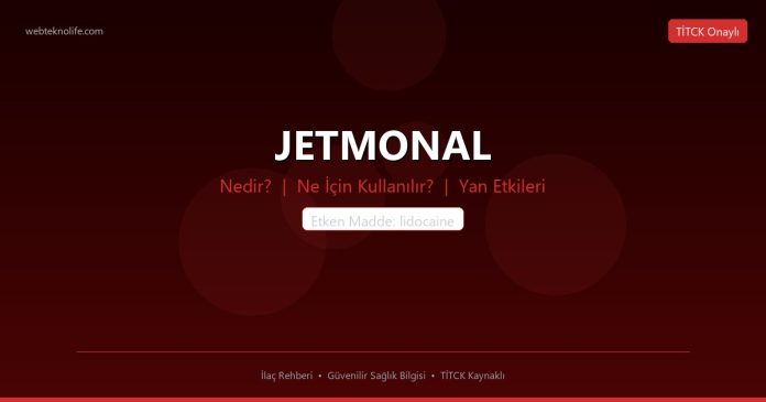 JETMONAL nedir ne işe yarar - ilaç bilgisi