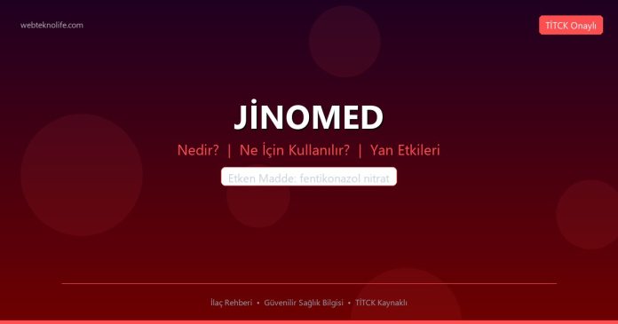 JİNOMED nedir ne işe yarar - ilaç bilgisi
