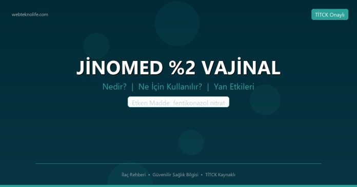 JİNOMED %2 VAJİNAL nedir ne işe yarar - ilaç bilgisi