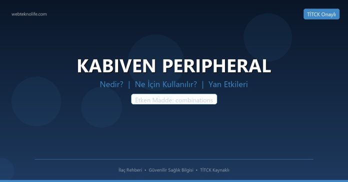 KABIVEN PERIPHERAL nedir ne işe yarar - ilaç bilgisi