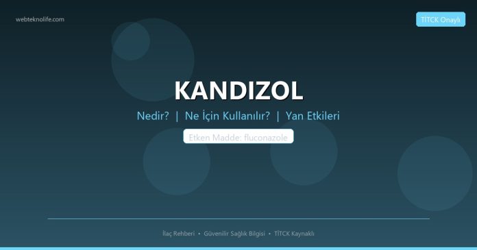 KANDIZOL nedir ne işe yarar - ilaç bilgisi